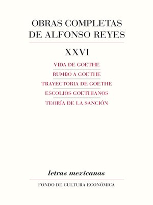 cover image of Obras completas, XXVI